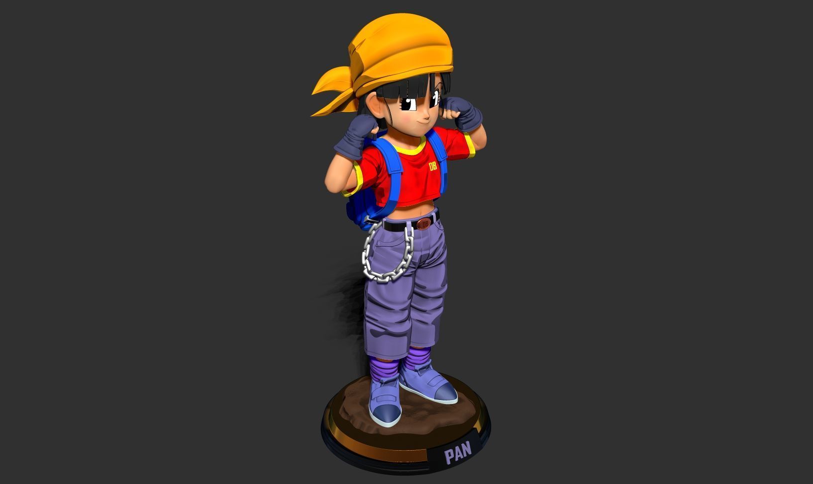 Kid Pan - Dragon Ball 3D print model_16
