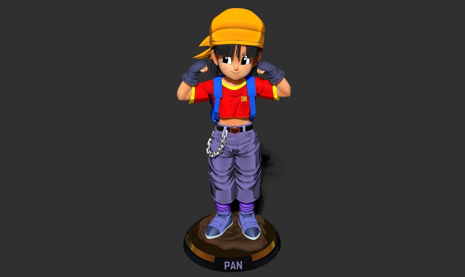 Kid Pan - Dragon Ball 3D print model_20