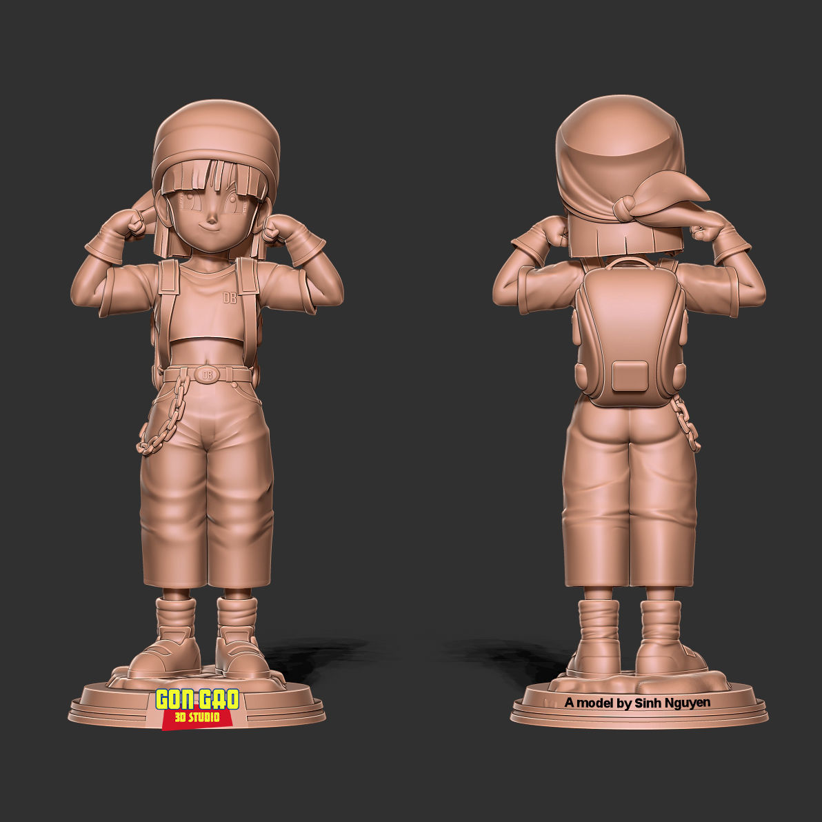 Kid Pan - Dragon Ball 3D print model_4