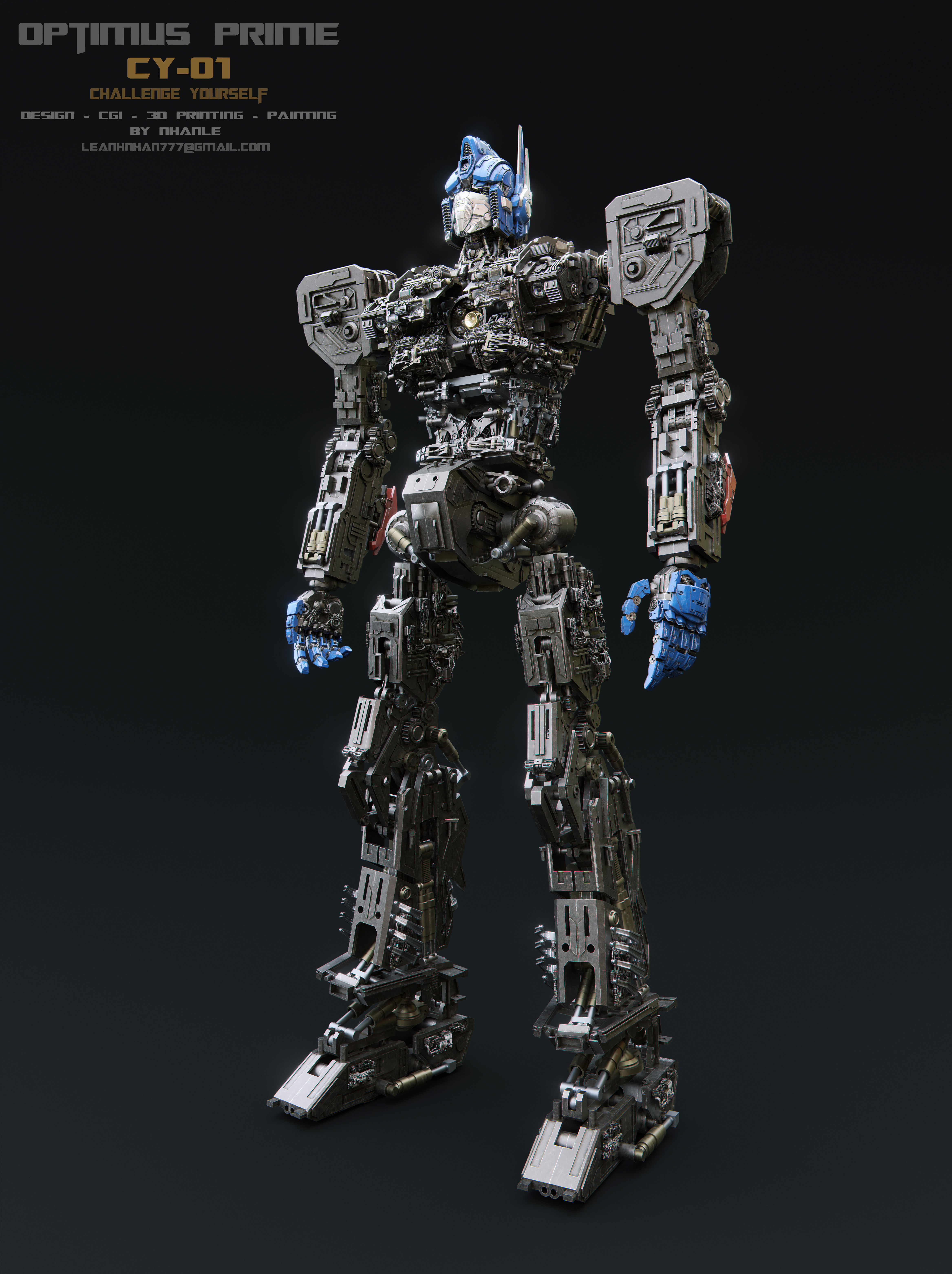 Optimus prime Print 3d 3D print model_5