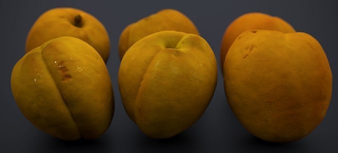 JAPANESE KAKI PEACH 2024 3D model 3