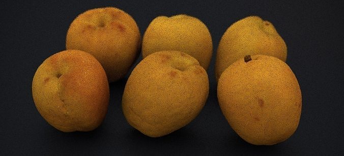 JAPANESE KAKI PEACH 2024 3D model 2