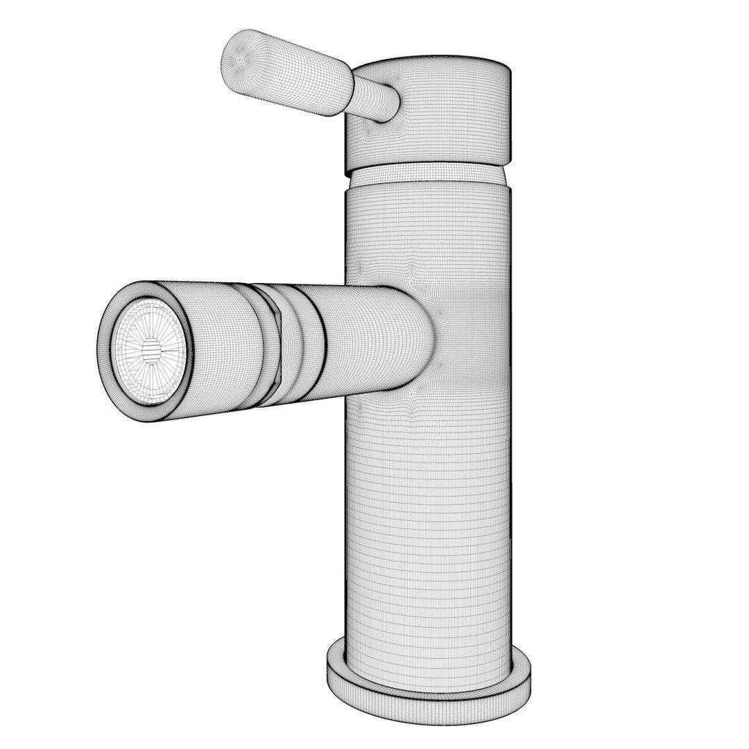 Bidet Tap beautiful faucet 3D model_7