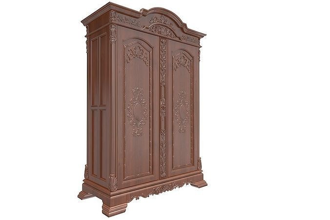 classic wardrobe 3D model