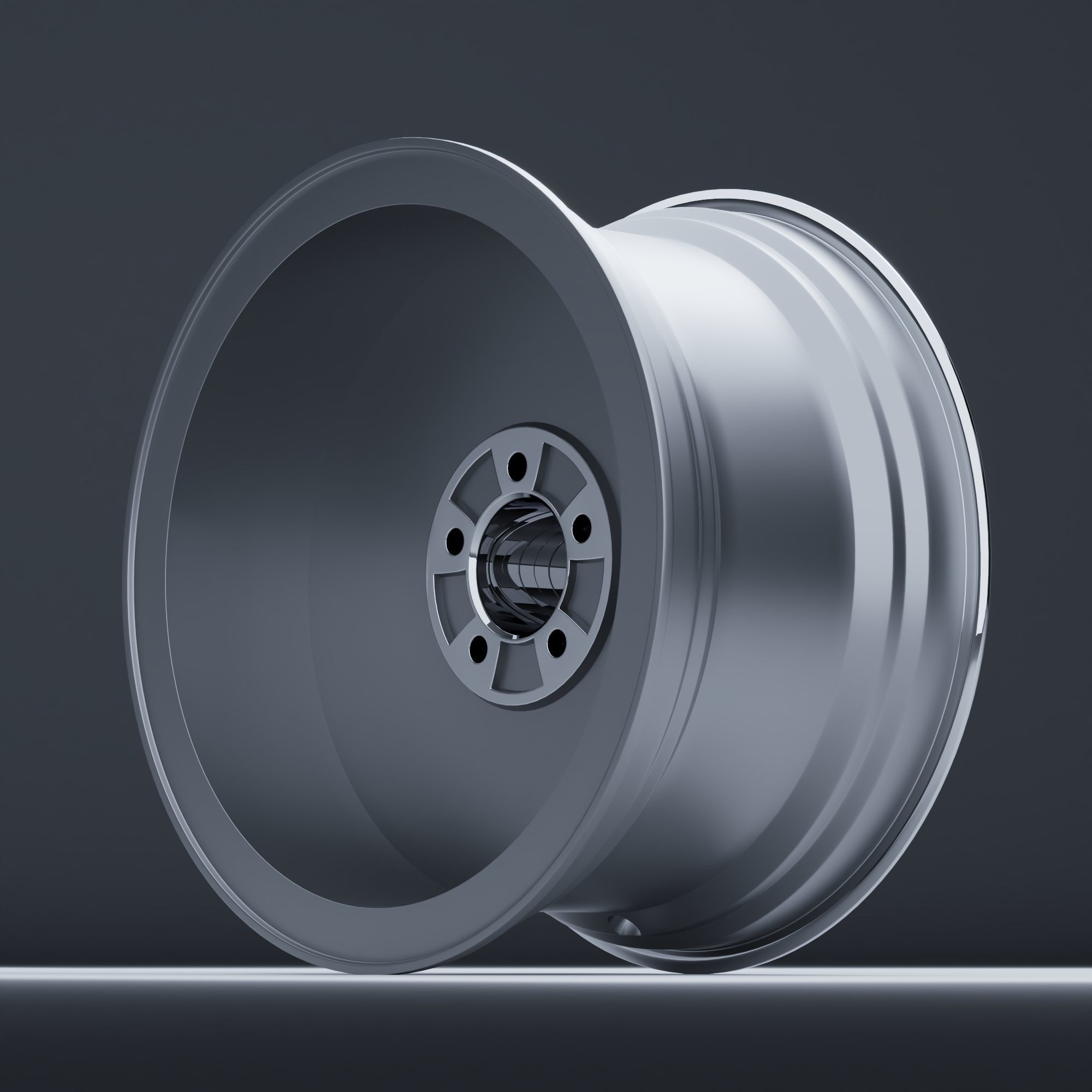 Rocket Racing Wheels Fire Low-poly 3D model_4