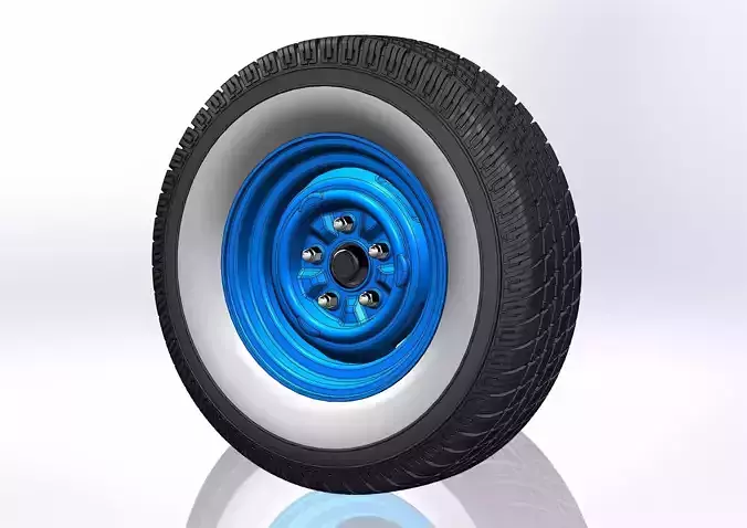 Wheel for Consul-Zephyr-Zodiac scale model 3D print model