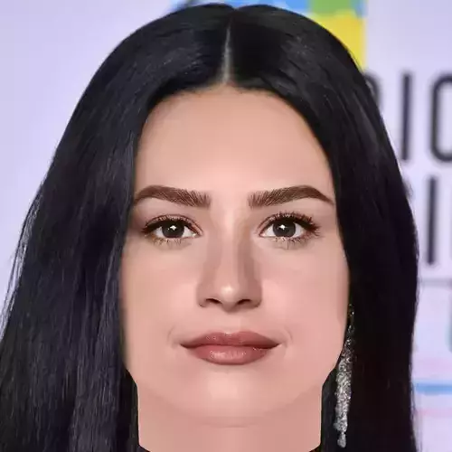 Demi Lovato Head - No Hair - Low poly head for game