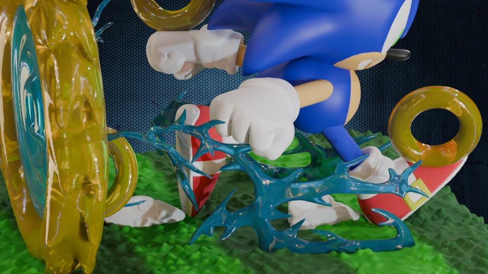 Sonic Portal 3D model_2