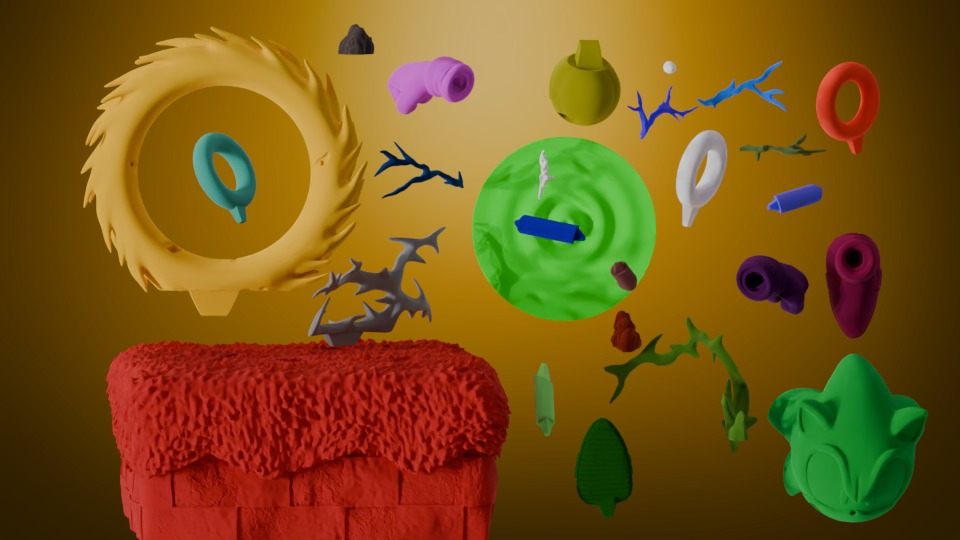 Sonic Portal 3D model_11