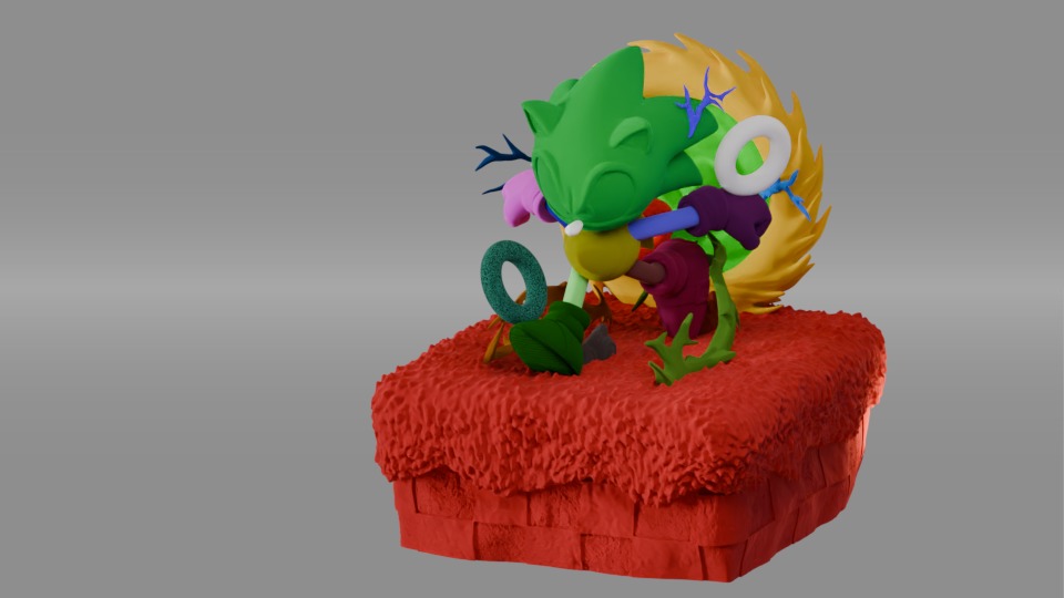 Sonic Portal 3D model_10