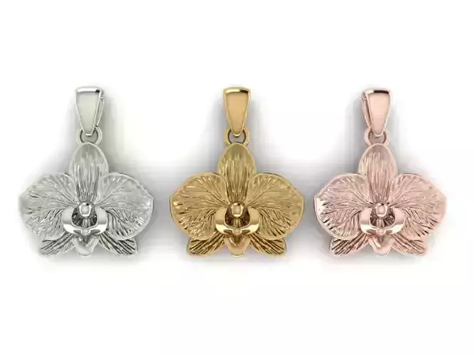 PENDANT ORCHID SMALL LADY