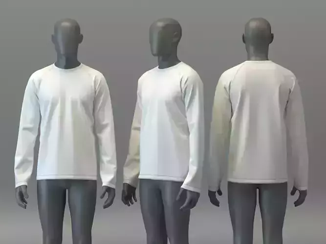 Jersey Raglan LS Sleeve Tee