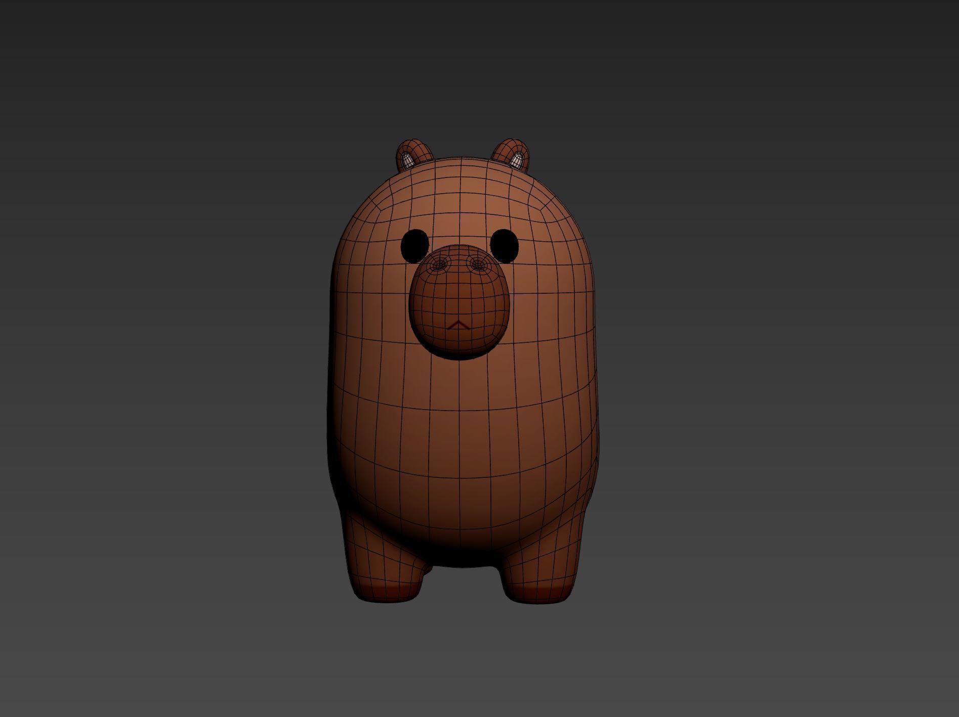 Capybara Character 3D model_24