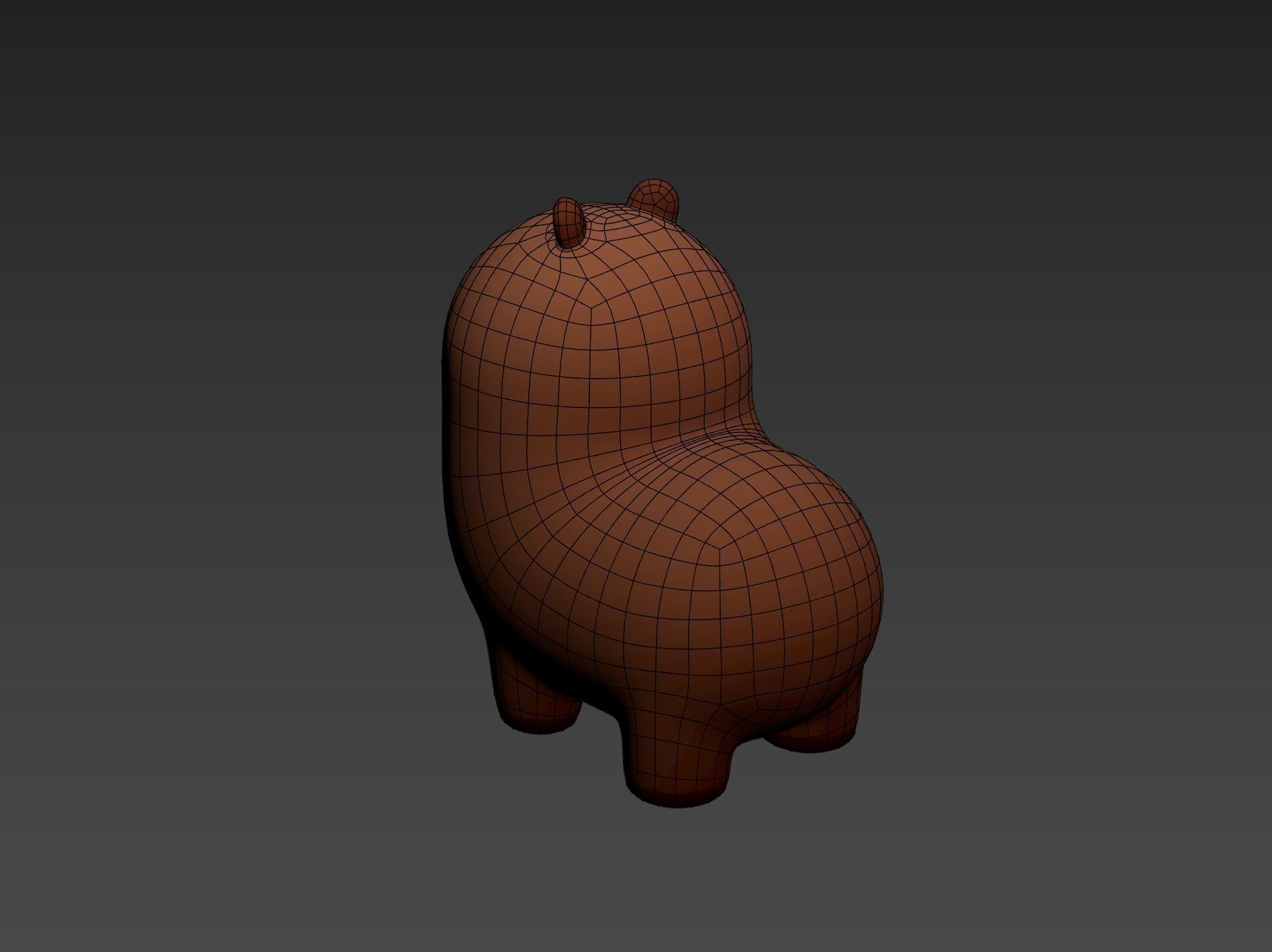Capybara Character 3D model_29