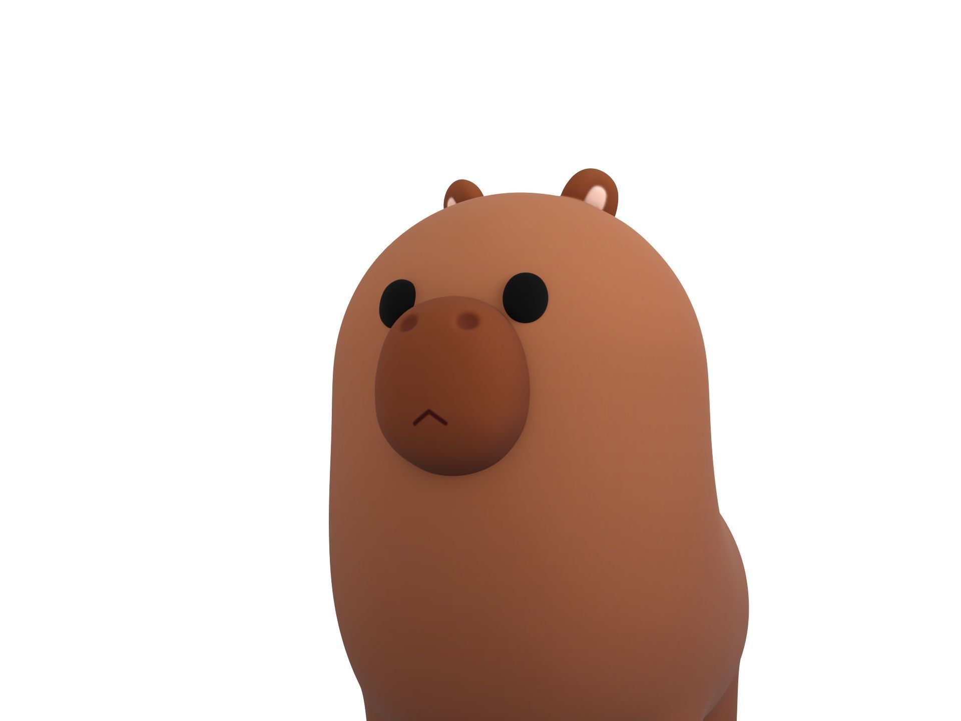 Capybara Character 3D model_8