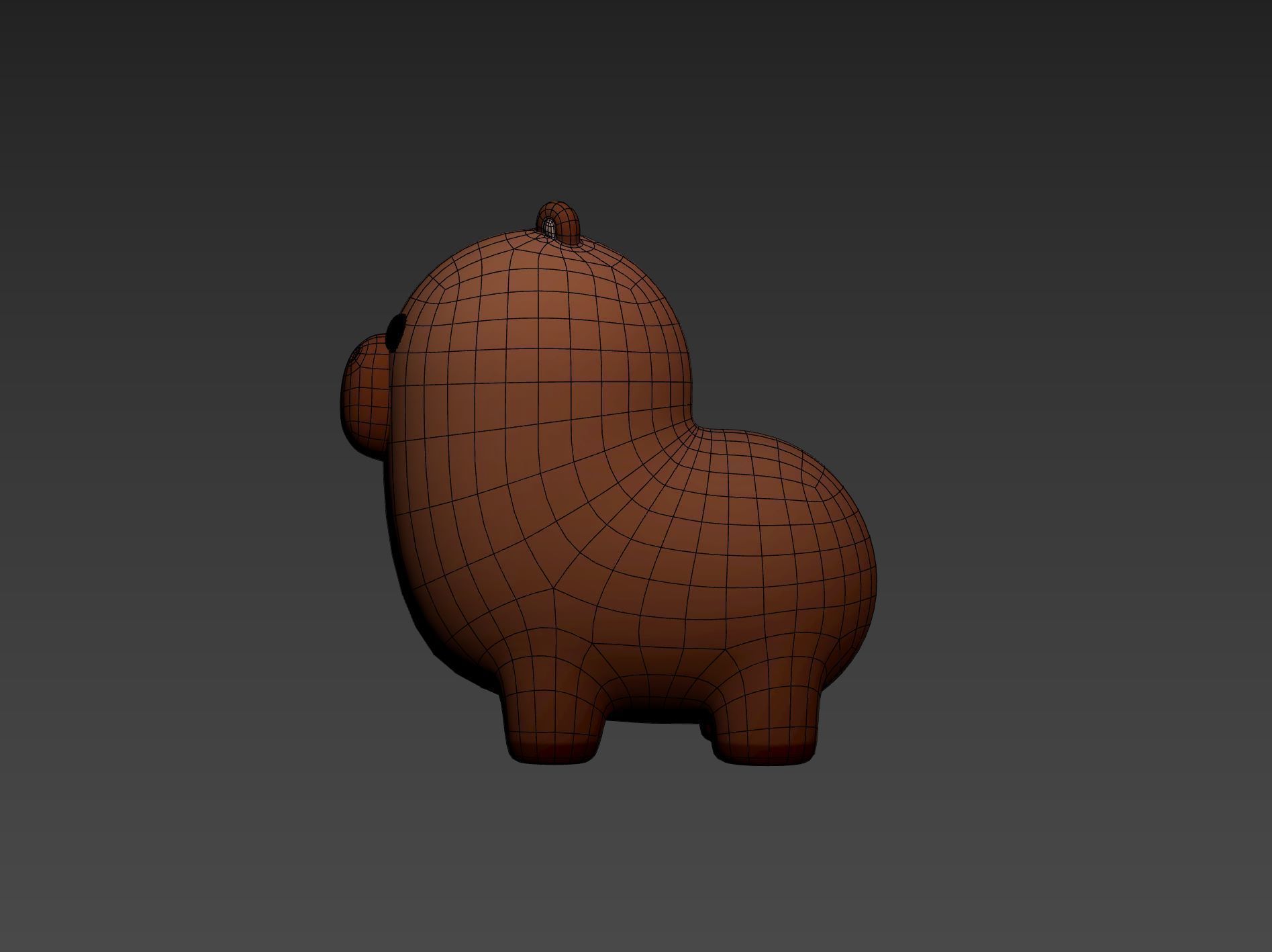 Capybara Character 3D model_30