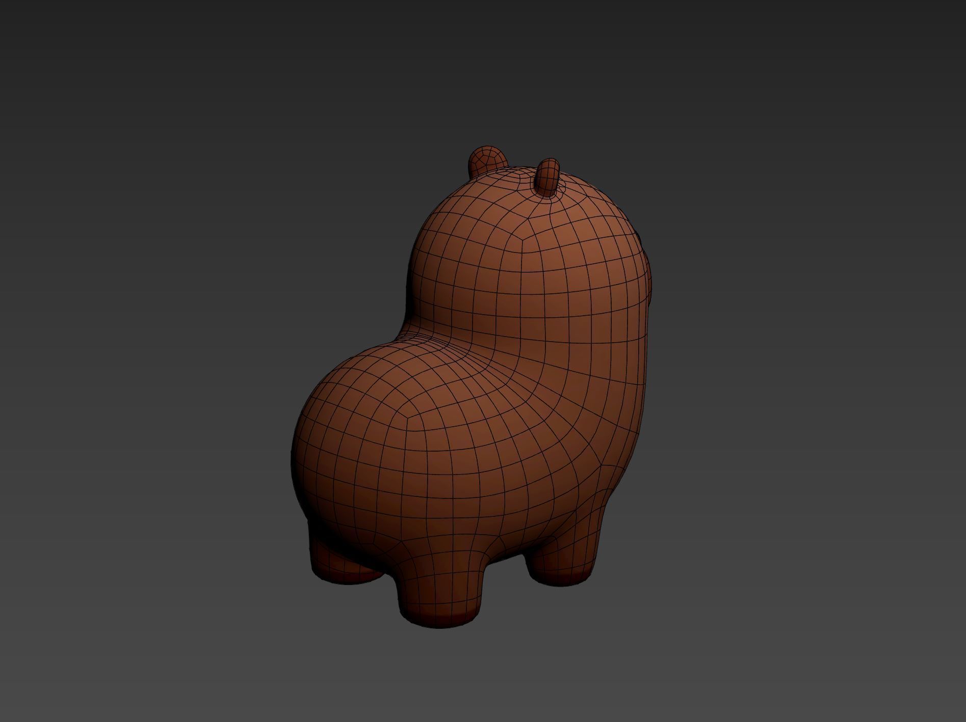 Capybara Character 3D model_27