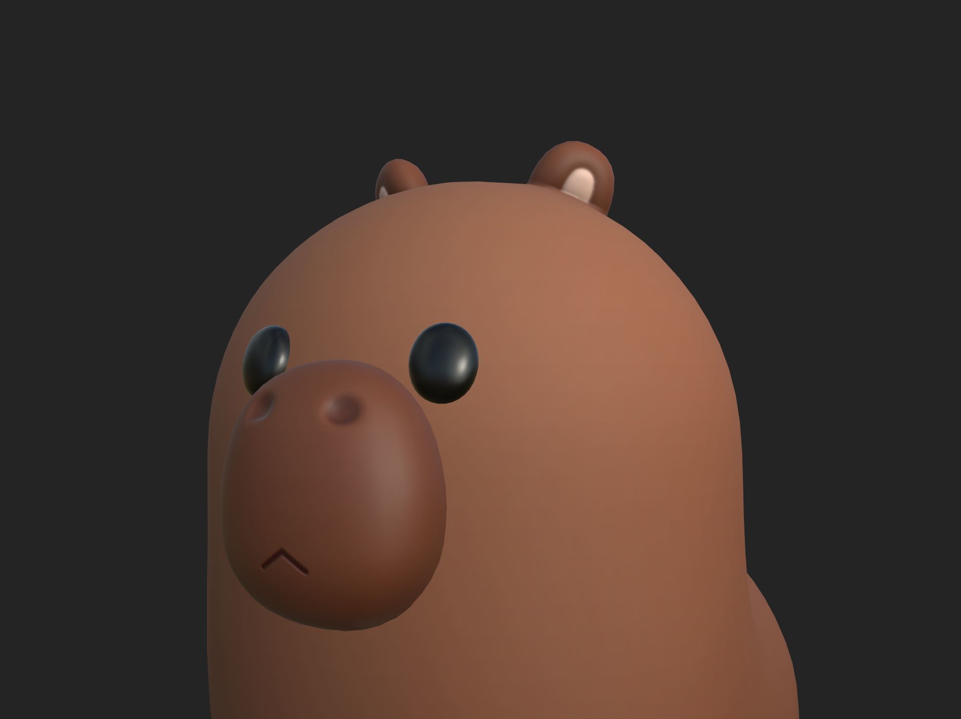 Capybara Character 3D model_20