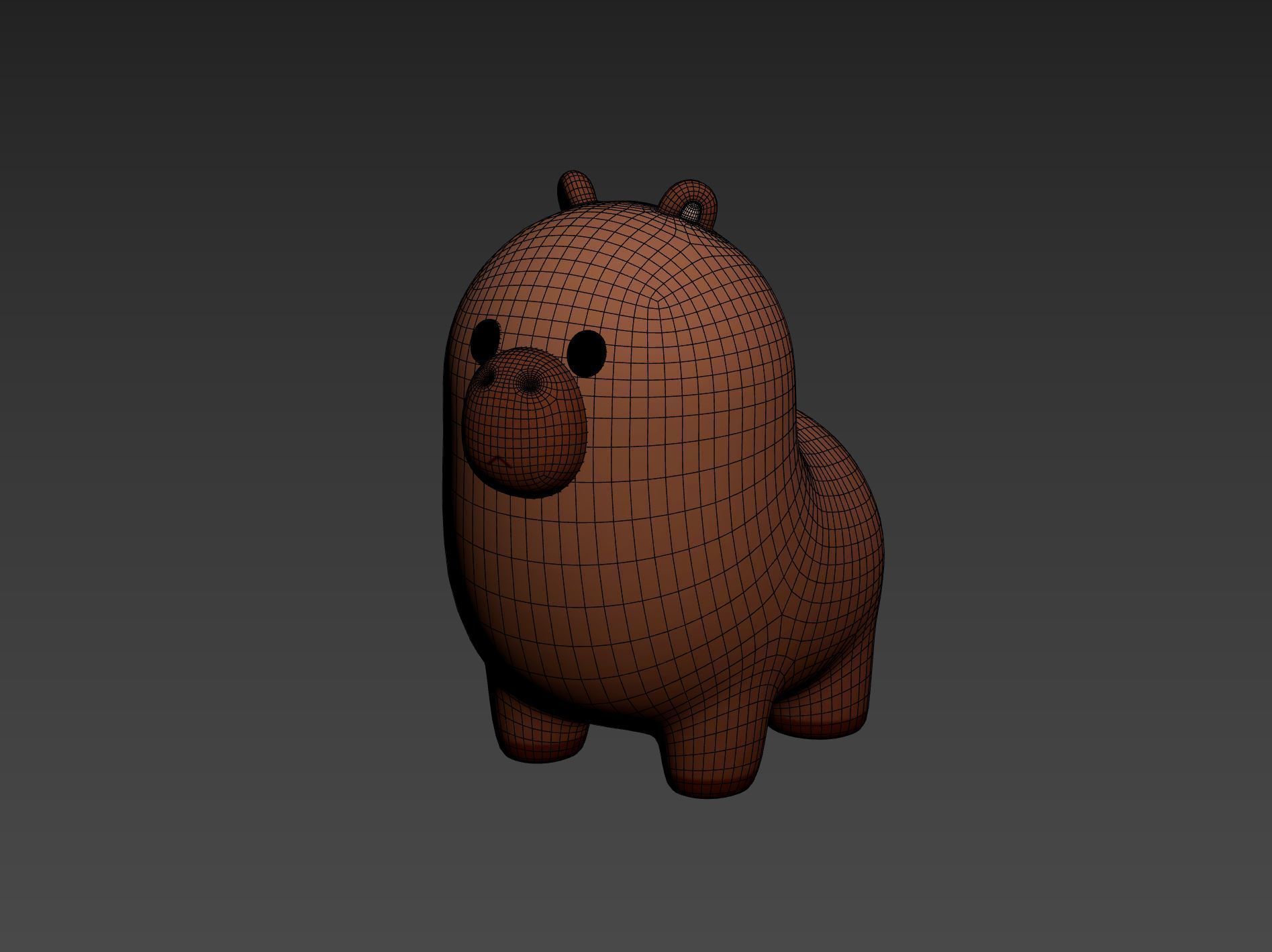 Capybara Character 3D model_23