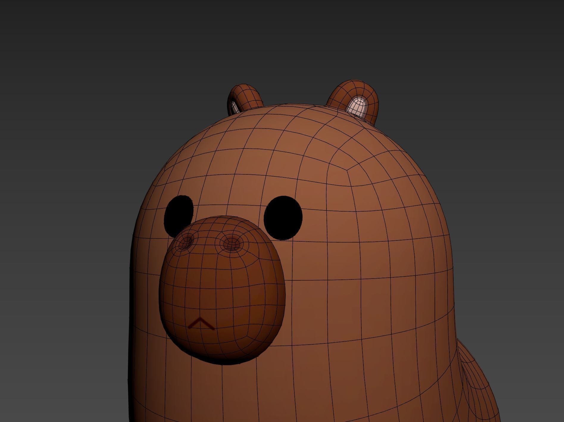 Capybara Character 3D model_32