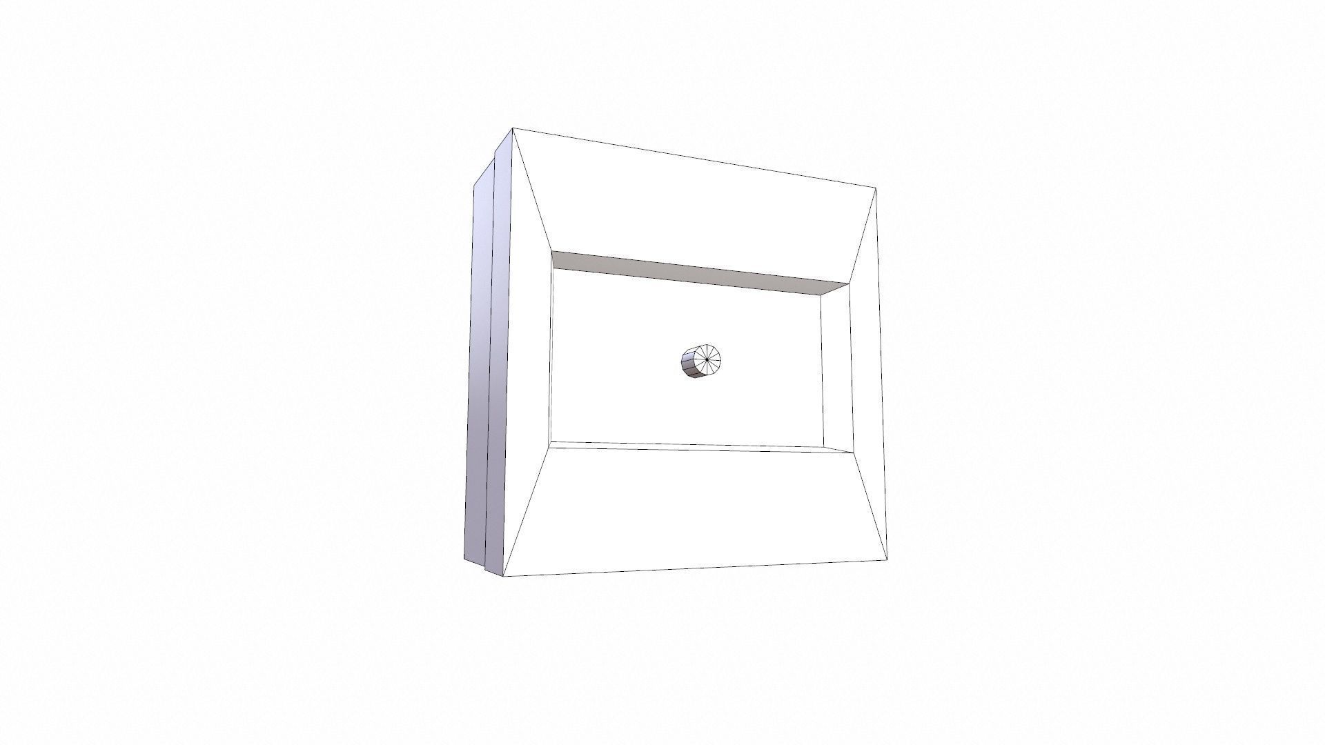 Fire Alarm Low-poly 3D model_6