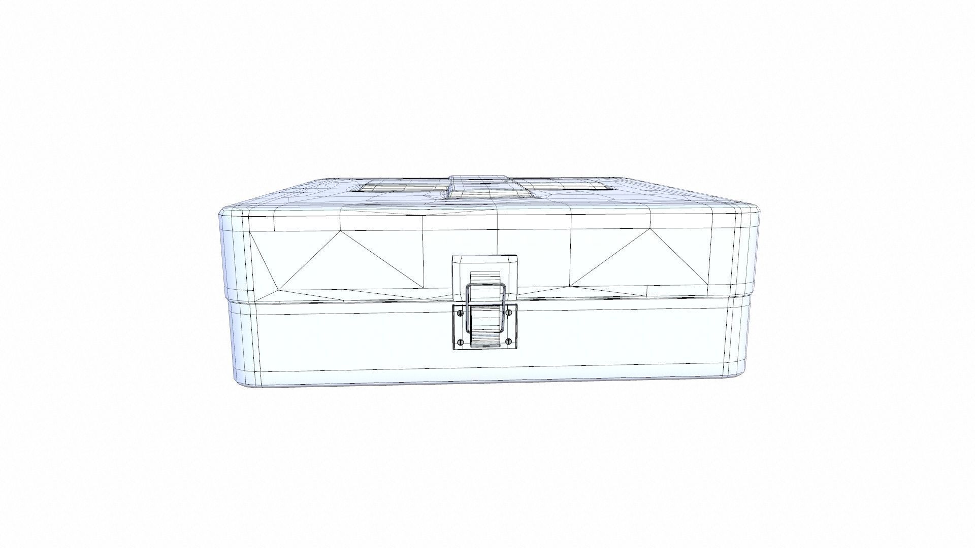 First Aid Kit Low-poly 3D model_9