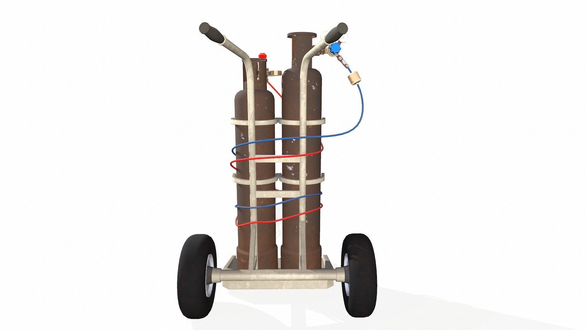 Welding Tank Machine Setup PBR Low-poly 3D model_8