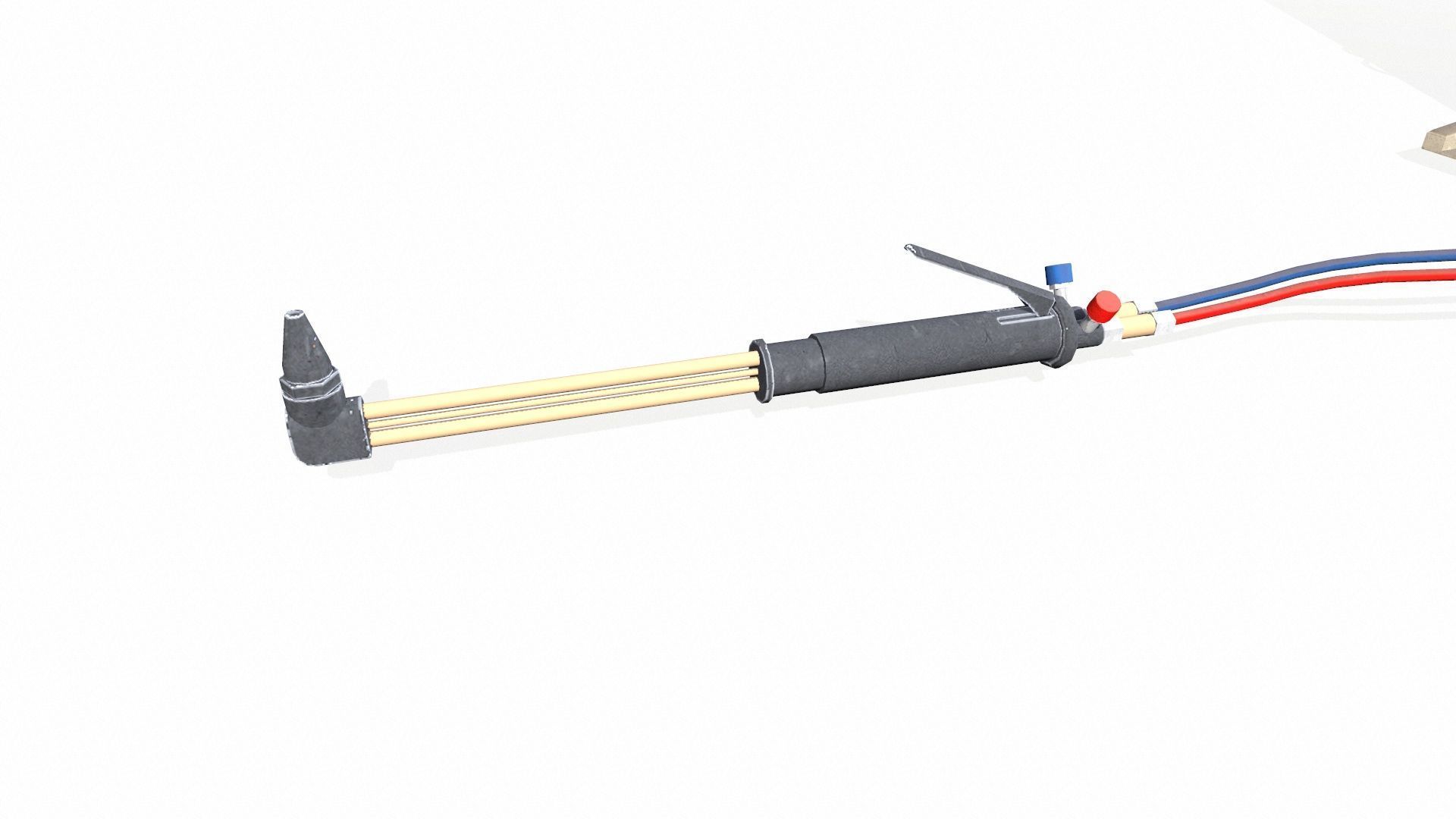 Welding Tank Machine Setup PBR Low-poly 3D model_15