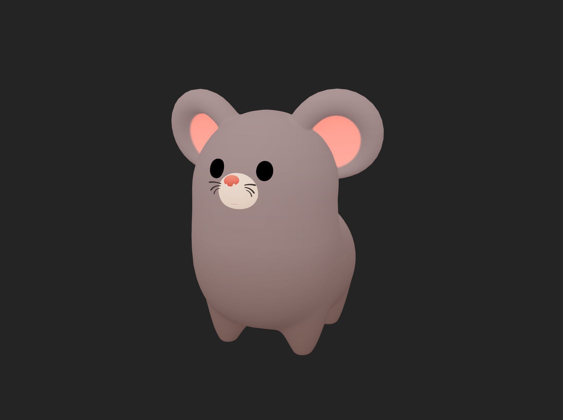 Rat Character 3D model_11