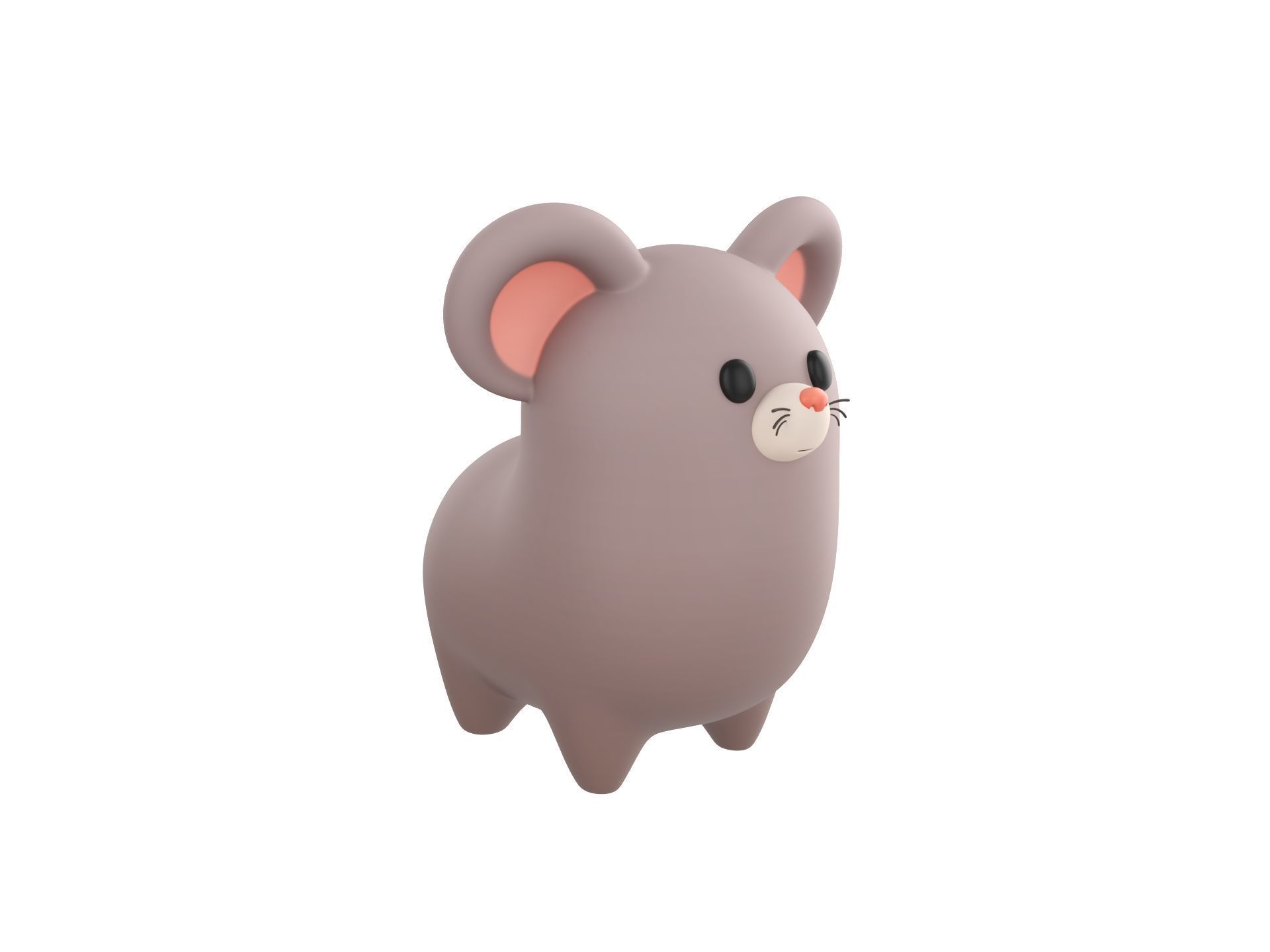 Rat Character 3D model_2