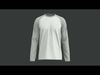 Basic Raglan Tee 3D model_1