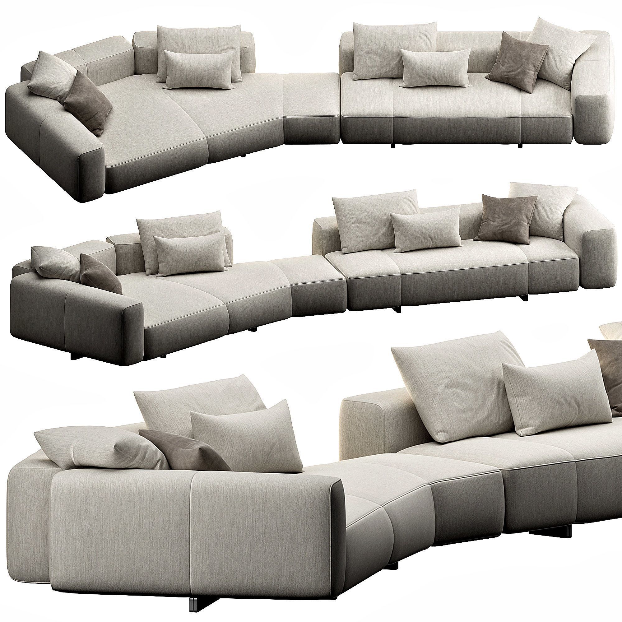 Yves Sofa  3D model_1