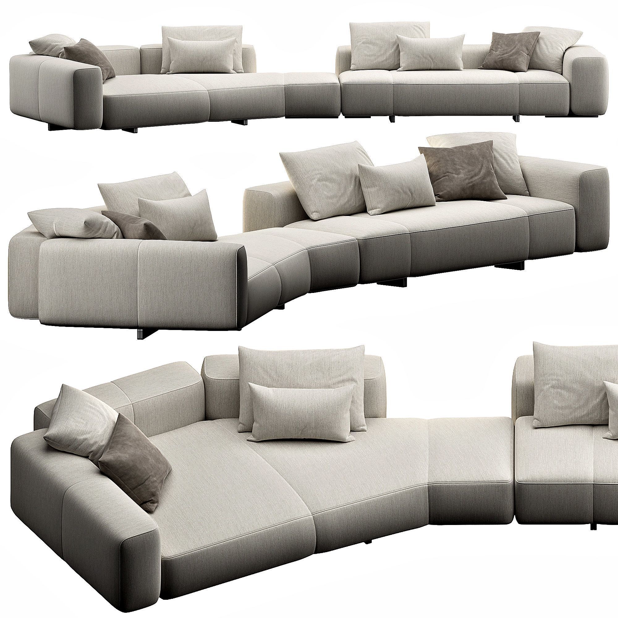 Yves Sofa  3D model_4