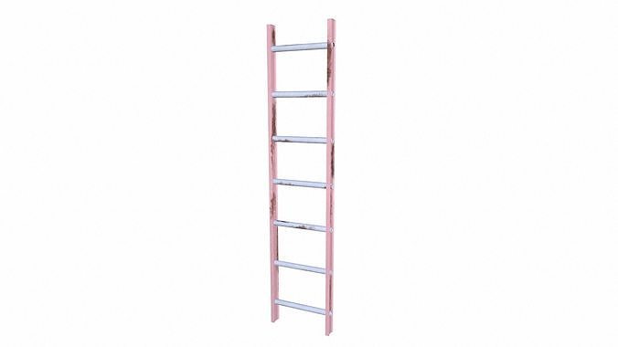 Ladder Low-poly 3D model