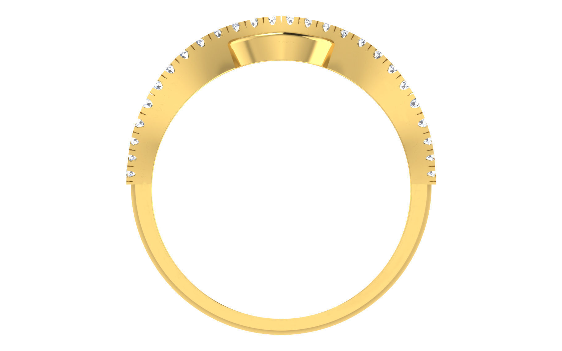 Women Ring Render 3dm STL OBJ FBX Details 3D print model_2