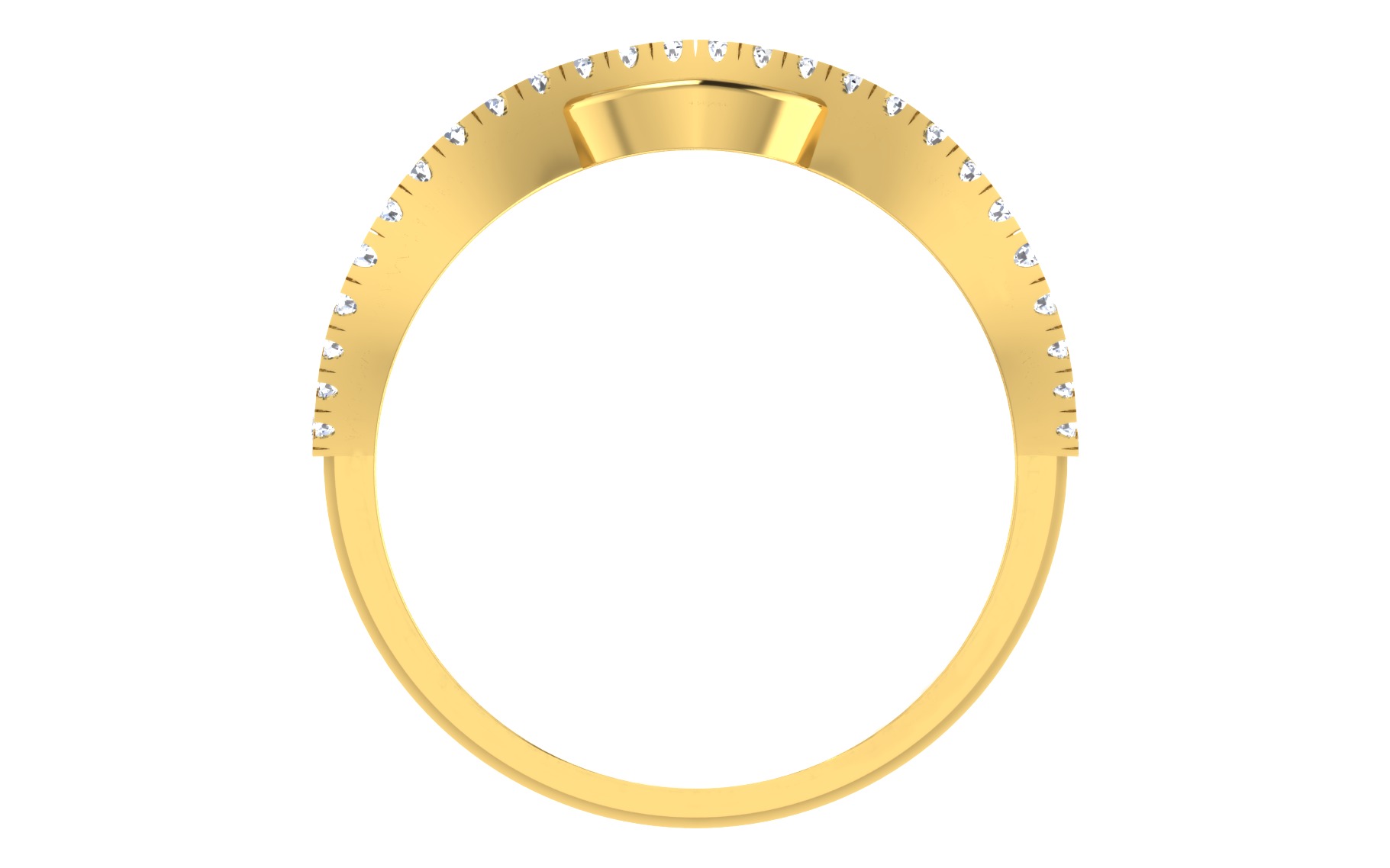 Women Ring Render 3dm STL OBJ FBX Details 3D print model_3