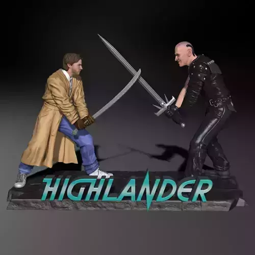 Connor MacLeod vs Kurgan Highlander 1986 Duel