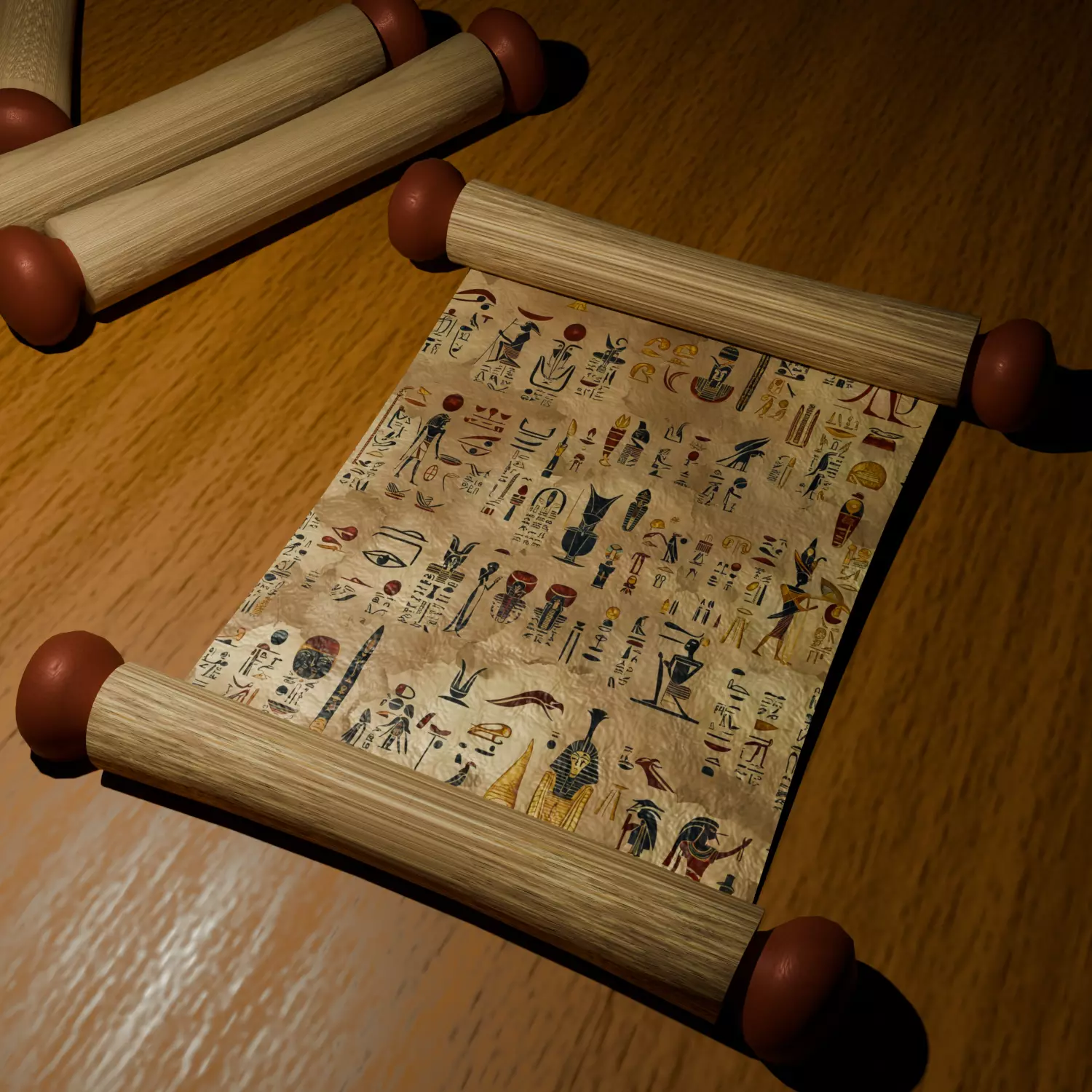 Ancient Egypt Hieroglyphs - VOL 2 - 1 Seamless PBR Texture_0