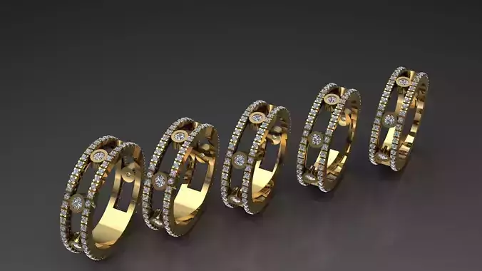 Messica Rings With Diamond