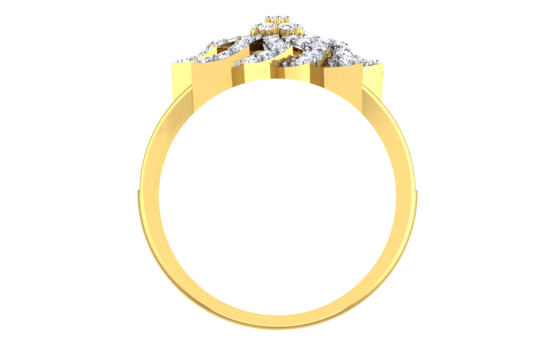 Women Ring Render 3dm STL OBJ FBX Details 3D print model_2