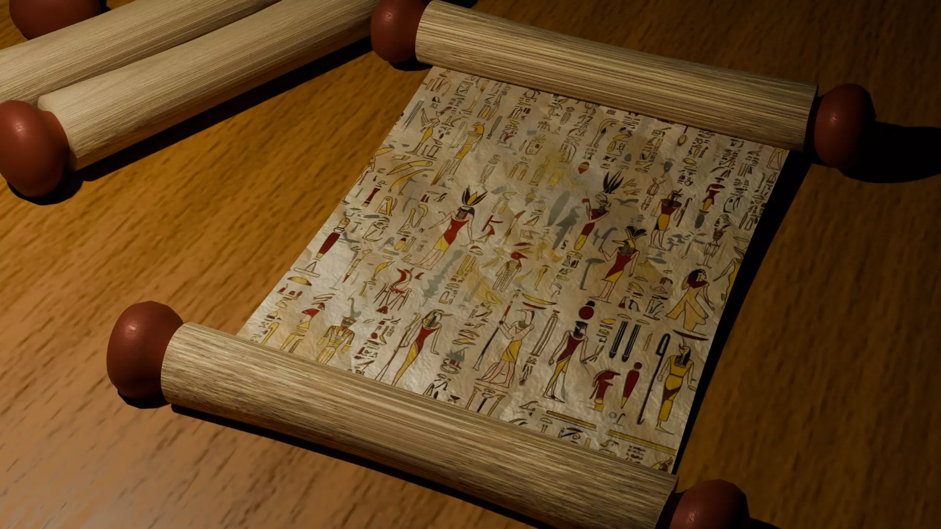 Ancient Egypt Hieroglyphs - VOL 2 - 2 Seamless PBR Texture_0