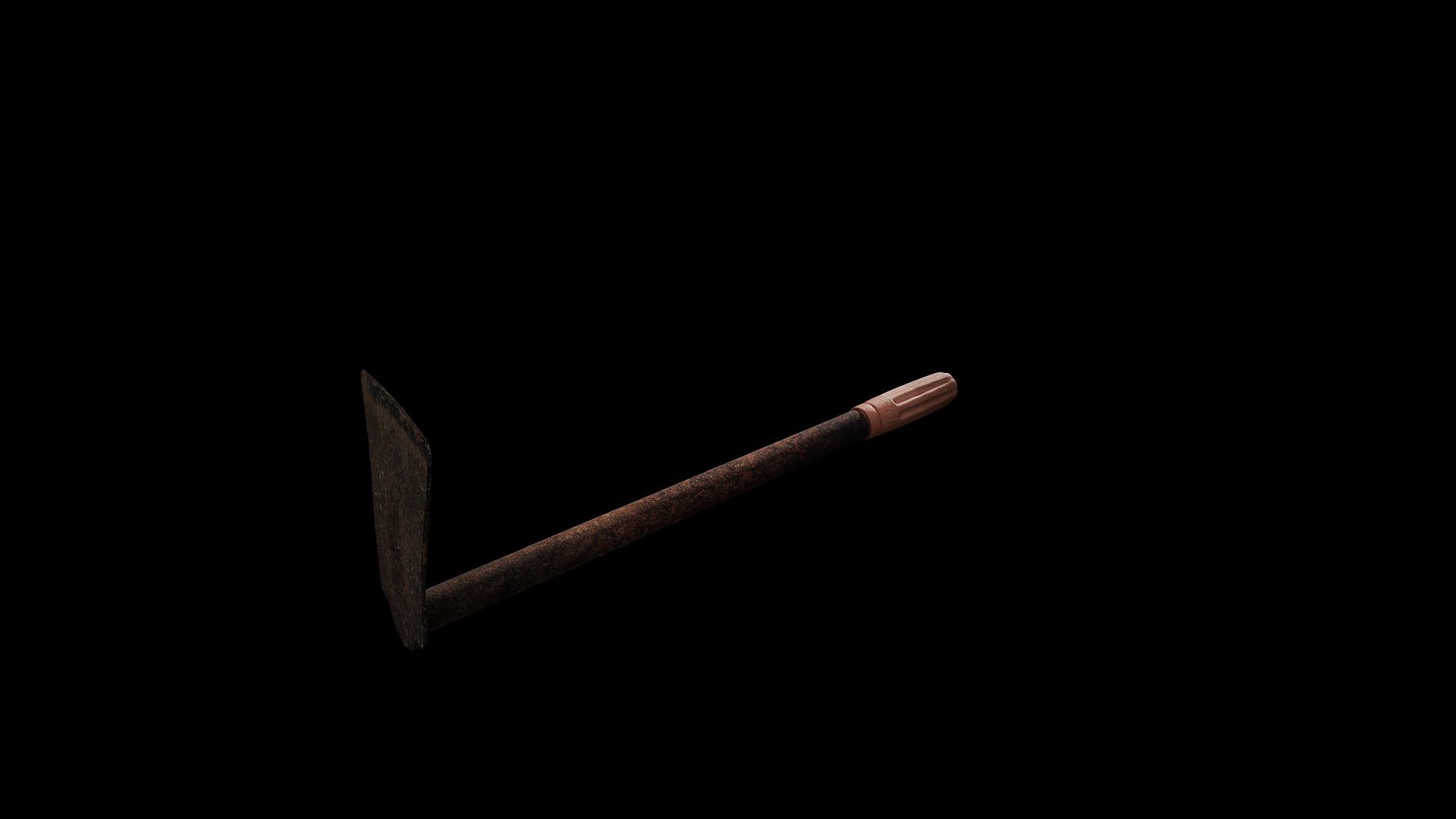 Anydrafts Hoe 01 Low-poly 3D model_1