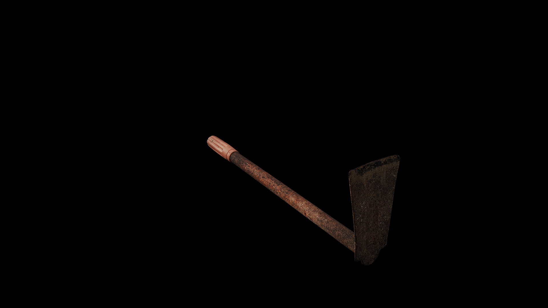 Anydrafts Hoe 01 Low-poly 3D model_6