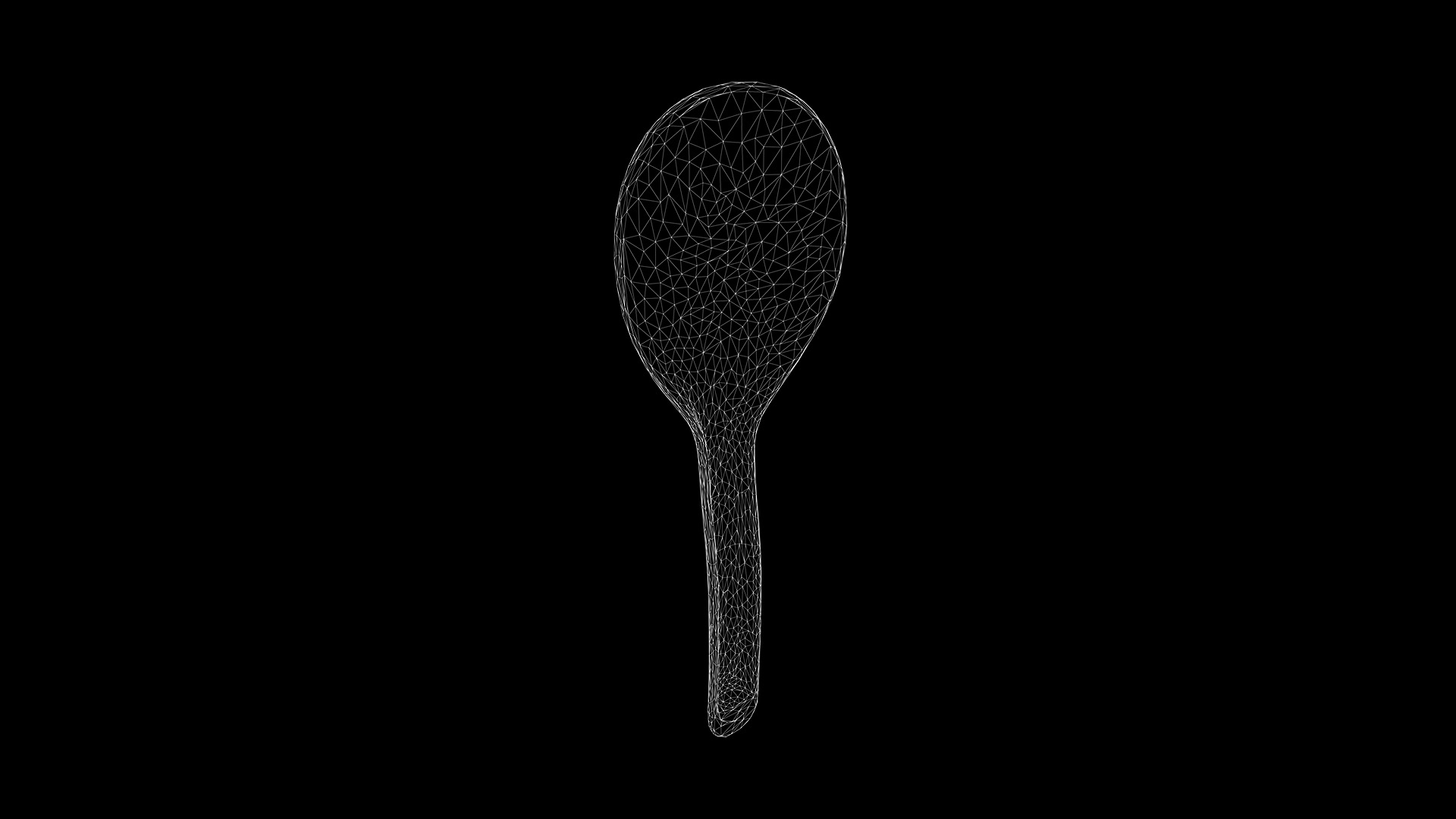 Anydrafts Meal spoon 01 Low-poly 3D model_2