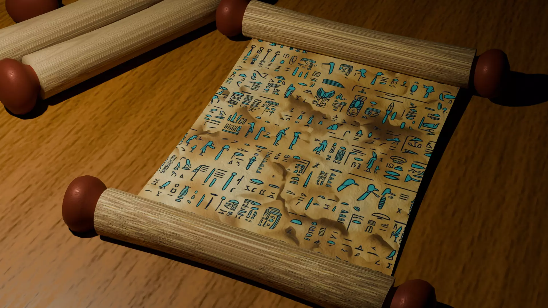 Ancient Egypt Hieroglyphs - VOL 2 - 5 Seamless PBR Texture