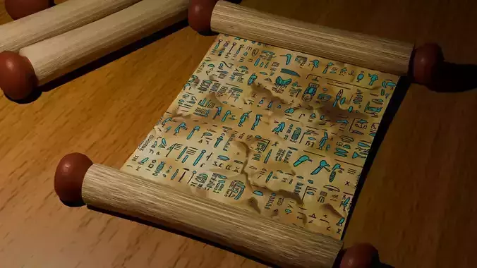 Ancient Egypt Hieroglyphs  - VOL 2 - 5 Seamless PBR Texture