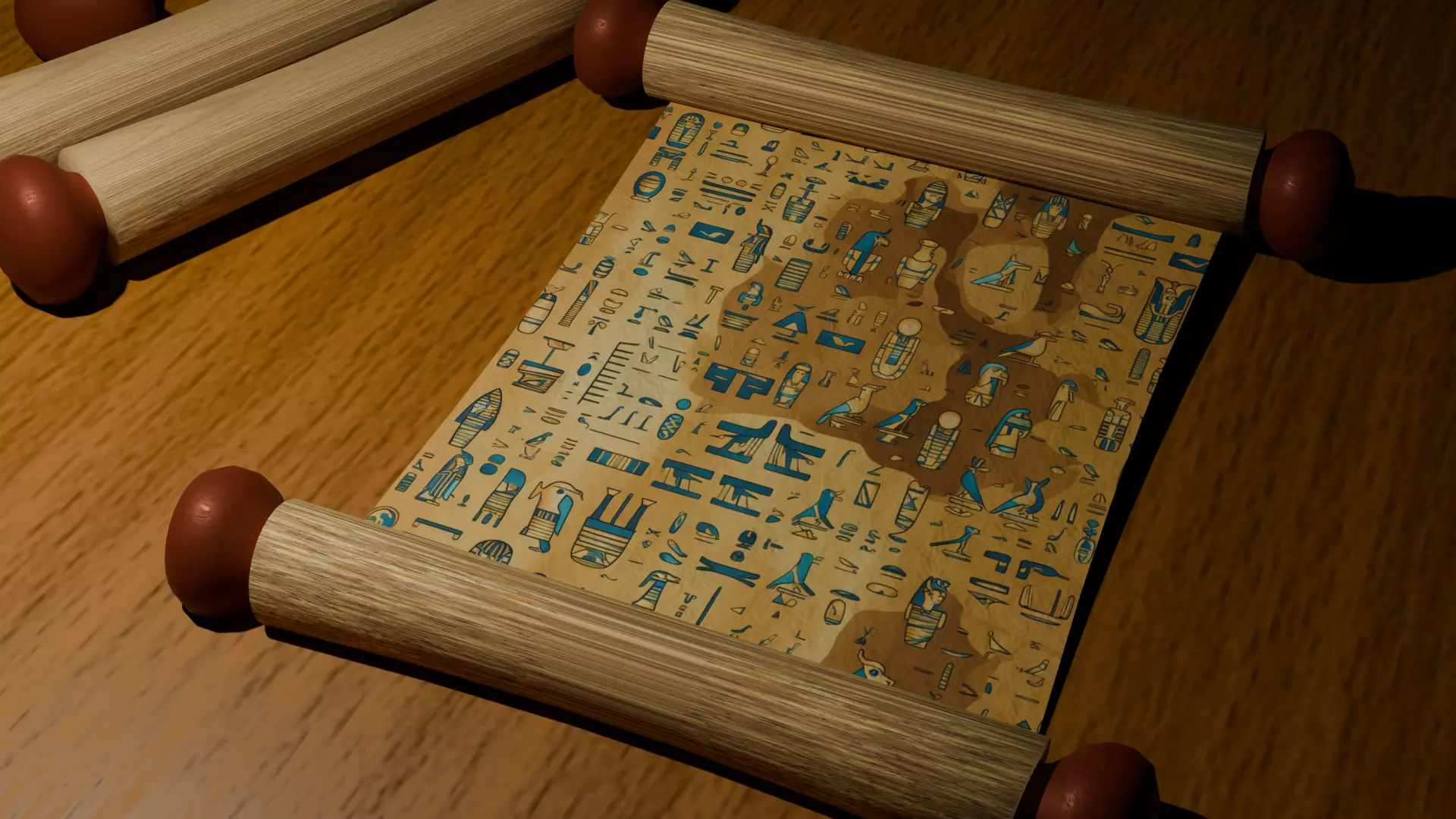 Ancient Egypt Hieroglyphs - VOL 2 - 6 Seamless PBR Texture