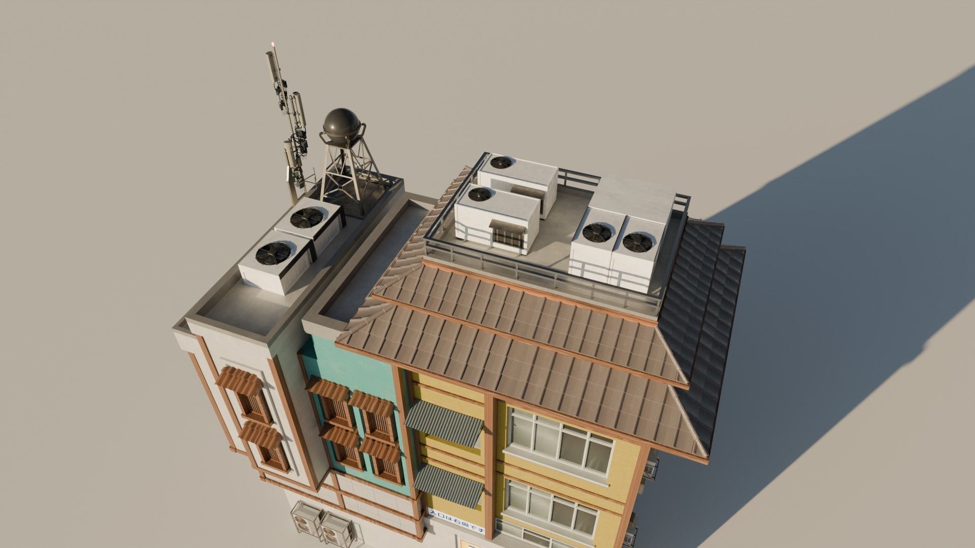 8 Japanese Building Pack 3D model_15