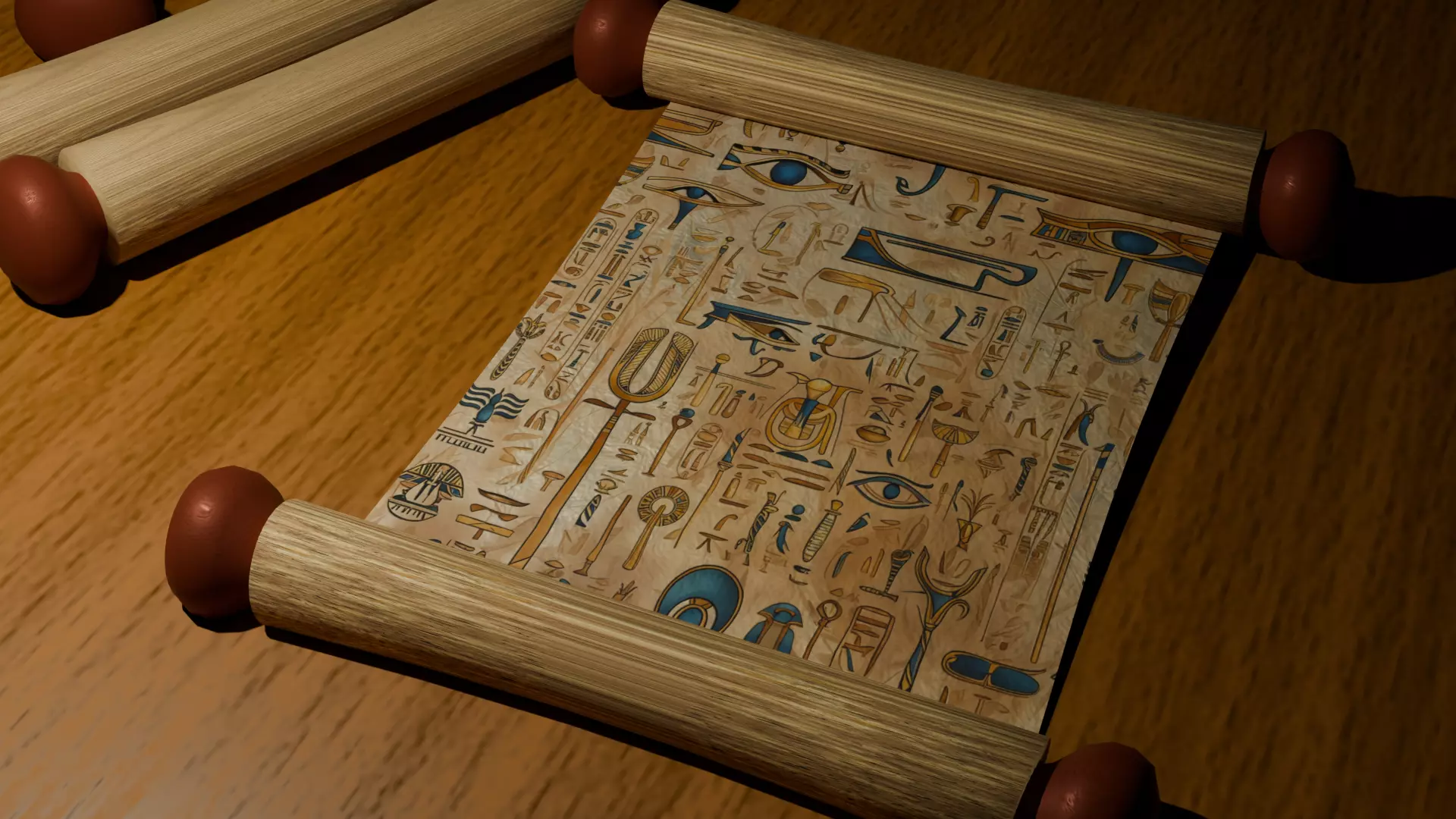 Ancient Egypt Hieroglyphs - VOL 2 - 7 Seamless PBR Texture