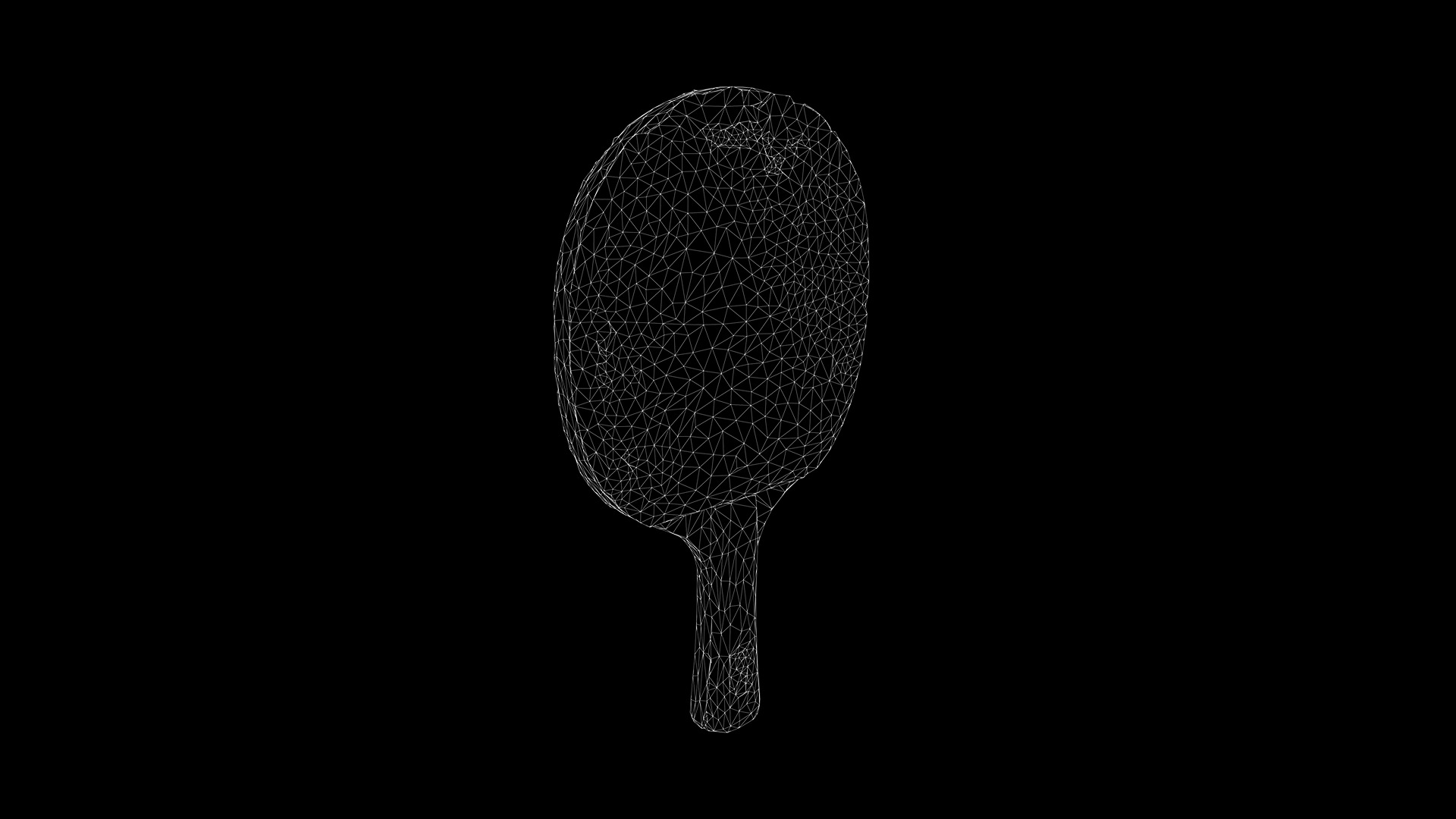 Anydrafts Ping pong paddle 01 Low-poly 3D model_2